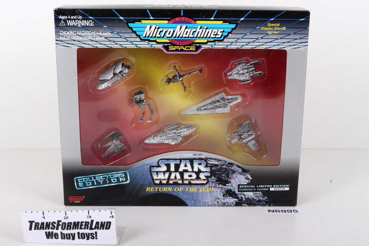 Star Wars Classic Characters Micro Machines - Set 9 Figure Collezionabili: Han, Luke, Vader, C-3PO, R2, Ben, Yoda, Leia E Chewie