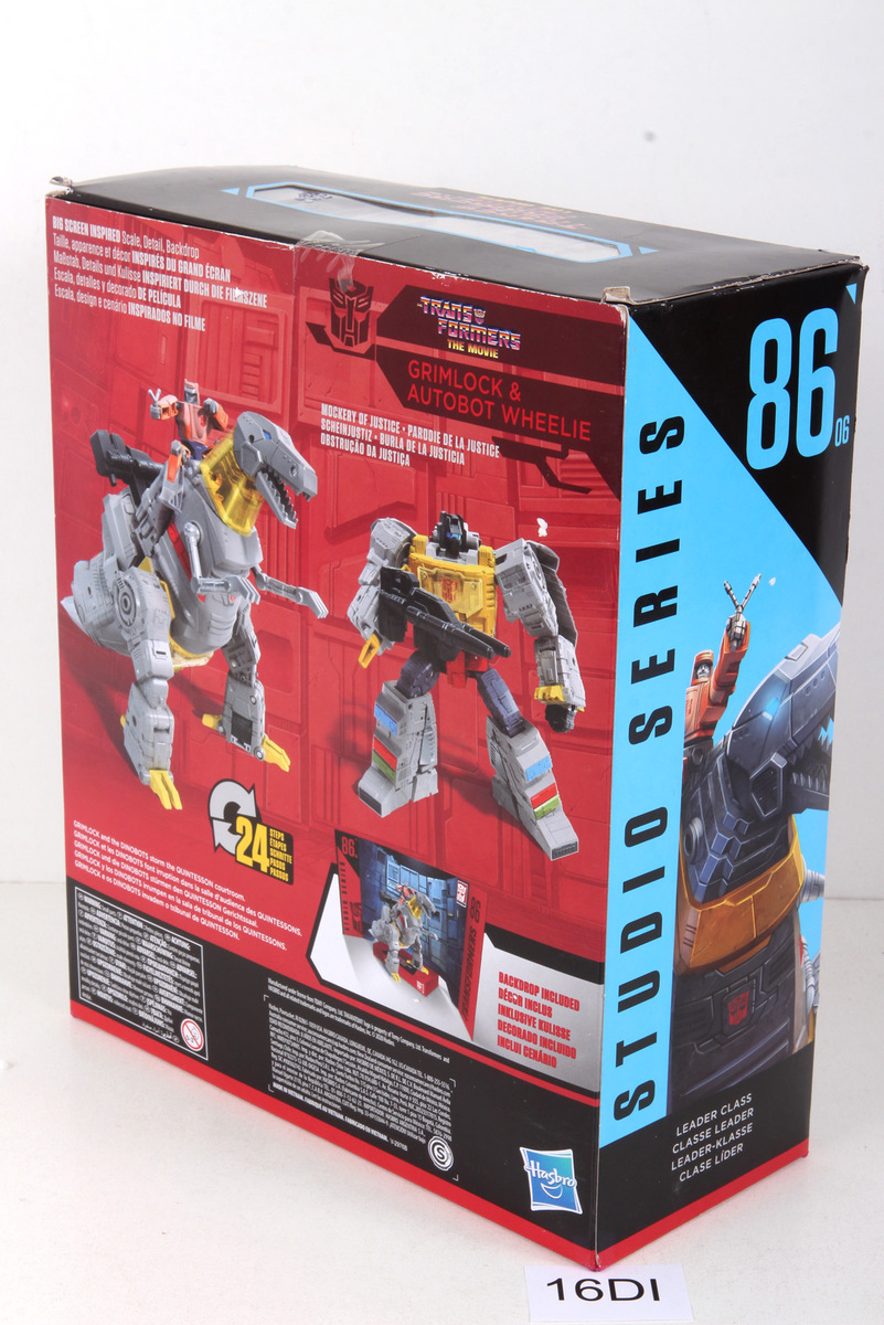 Transformers Studio Series 86-06 – Figura Grimlock Leader E Autobot Wheelie, Ispirata Al Film