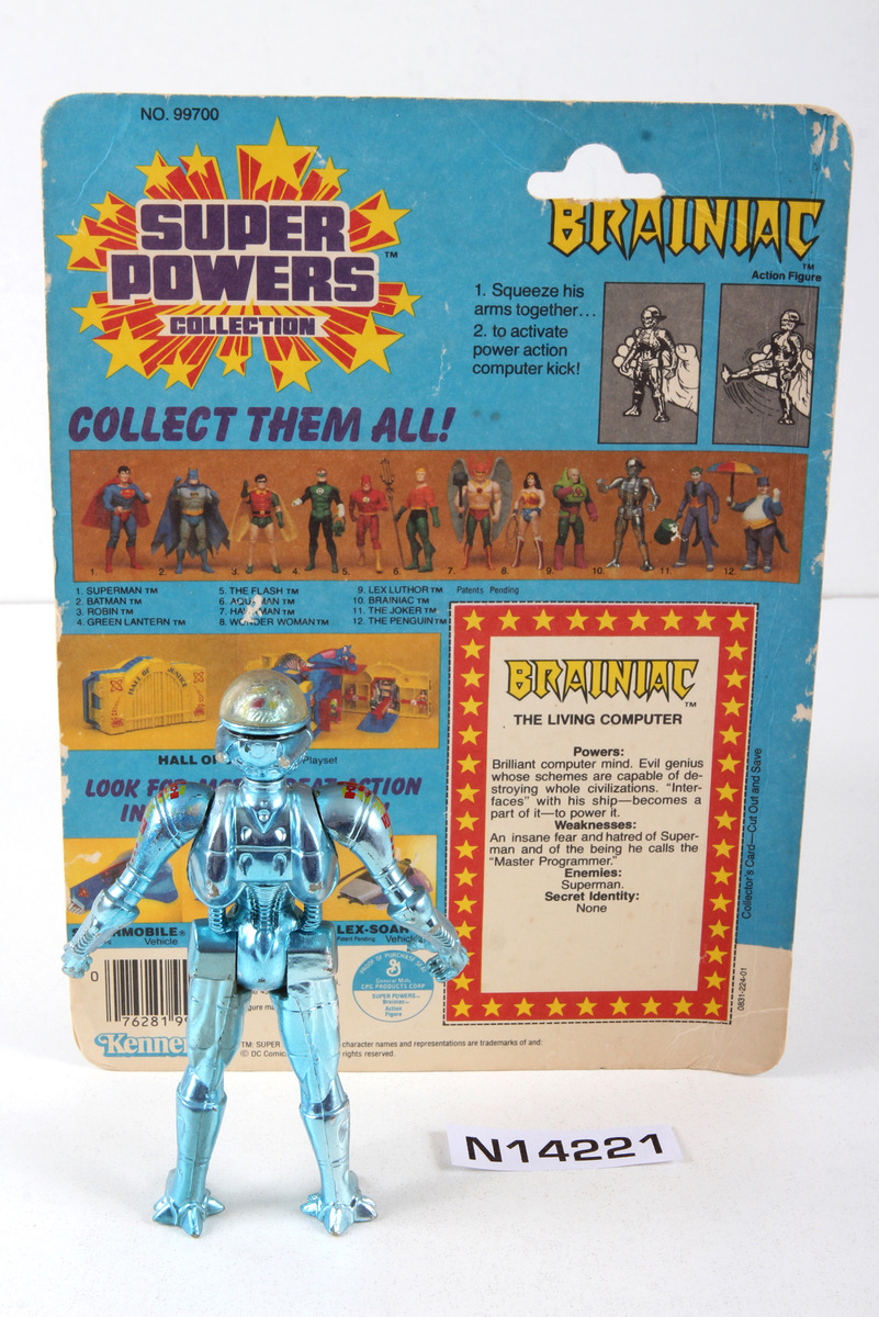 Packaged, not sealed DC Superheroes® Kenner Super Powers Basic